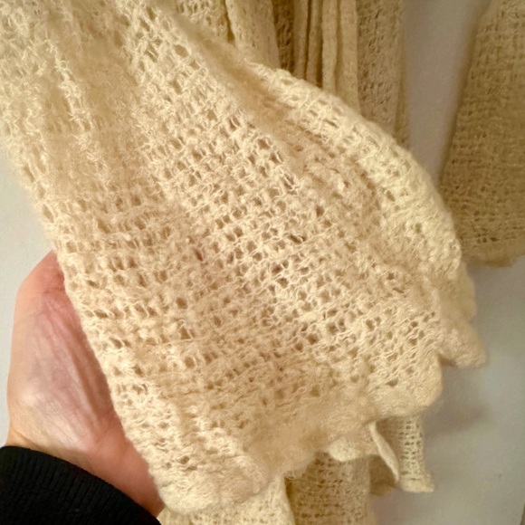 Vintage Casmari 💯 Cashmere Boho Wrap Cardigan / Sweater Size S EUC - Picture 3 of 6